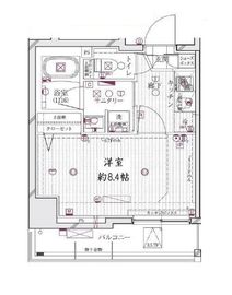 レガリス清澄白河ブロッサム 4階 間取り図