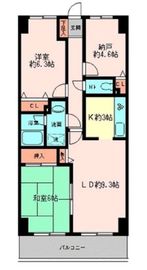 ガーデンシティ金沢文庫 606 間取り図