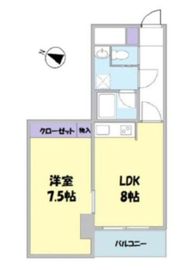 東急ドエルアルス音羽 4階 間取り図