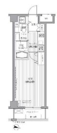 メゾンカルム西新宿 413 間取り図