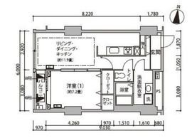 東雲キャナルコートCODAN 12-406 間取り図