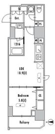 GRAN PASEO浅草入谷 (グランパセオ浅草入谷) 1403 間取り図