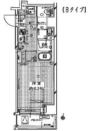 レガリス清澄白河ブロッサム 3階 間取り図