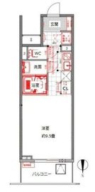 アルテール新御徒町 804 間取り図