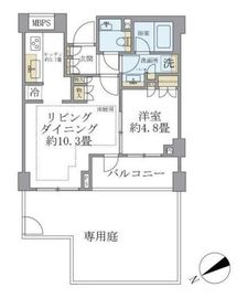ブリリア駒込染井 2階 間取り図