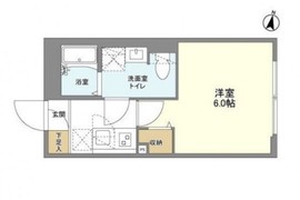 ウェルスクエア方南町Ⅱ 204 間取り図