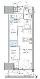 パークアクシス品川天王洲アイル 812 間取り図