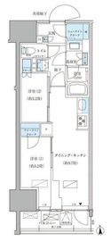 パークアクシス品川天王洲アイル 810 間取り図