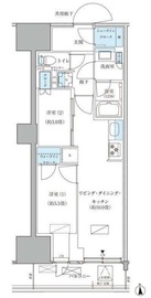 パークアクシス品川天王洲アイル 807 間取り図