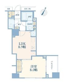 シティタワー池袋ウエストゲート 10階 間取り図
