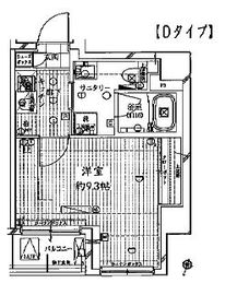 レガリス清澄白河ブロッサム 3階 間取り図