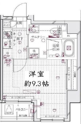 レガリス清澄白河ブロッサム 6階 間取り図
