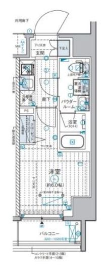 GENOVIA西横浜 7階 間取り図