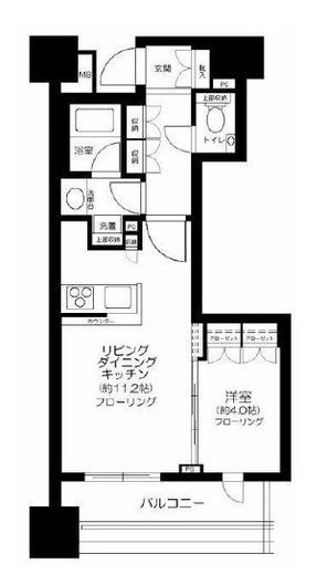 パークホームズ横濱山下公園 4階 間取り図