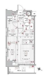 メイクスWアート横浜関内 303 間取り図