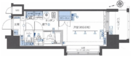 ZOOM品川南 5階 間取り図