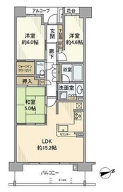 パークホームズセンター北ブランプレミア 10階 間取り図