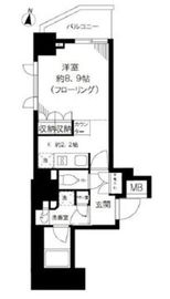 パークリュクス西新宿 2階 間取り図