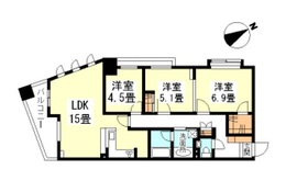 THEパームス代々木上原コスモテラス 3階 間取り図