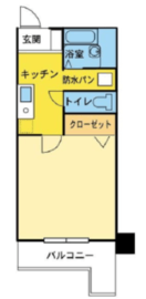ミオカステーロ横濱南アビターレ 2階 間取り図