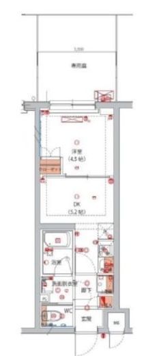 ハーモニーレジデンス川崎中丸子シティフロント 105 間取り図