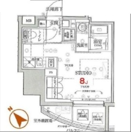 ローレルアイ茗荷谷教育の森公園 13階 間取り図