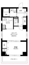 ローズマンションミヤハラ 601 間取り図