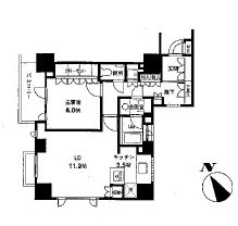 エスティメゾン五反田 806 間取り図