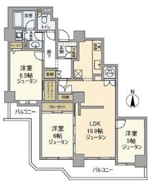 パークシティ新川崎 20階 間取り図