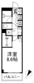 エフローレ日本橋 4階 間取り図