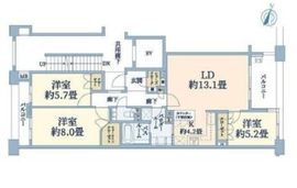 コルティーレ山手町 4階 間取り図