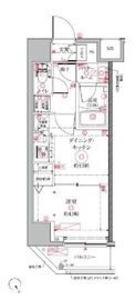 クレイシア門前仲町ザ・レジデンス 3階 間取り図