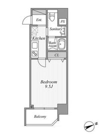 AZABU PARKHAUS 403 間取り図