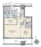 WORLD TOWER RESIDENCE 35階 間取り図