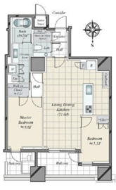 三田ガーデンヒルズ PARK MANSION 2階 間取り図