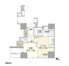 パークホームズ南池袋 4階 間取り図