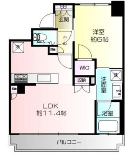 パークホームズ横濱山下町 3階 間取り図