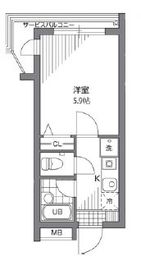 プライムアーバン目黒リバーサイド 302 間取り図