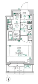 クレイシア横浜ヴェール 3階 間取り図