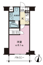 メイクスデザイン住吉アジールコート 5階 間取り図