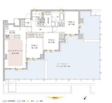 クオス鴨居白山レジデンス 4階 間取り図