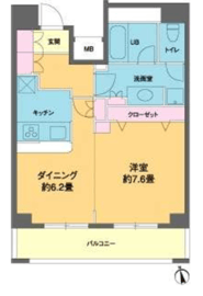 カスタリア新富町3 1101 間取り図