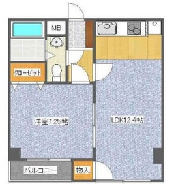 ドミール南青山 3階 間取り図