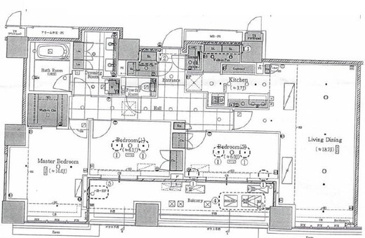 クラッシィタワー新宿御苑 28階 間取り図