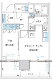 パークシティ柏の葉キャンパス ザ・ゲートタワー ウエスト 719 間取り図