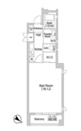 コンフォリア大森町 210 間取り図