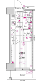 ガーラ新横浜グランドステージ 7階 間取り図