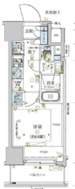 メインステージ横濱関内 2階 間取り図