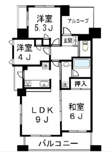 ナイス・エス・アリーナ川崎駅前通 4階 間取り図