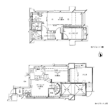朝日サテライト六本木 104 間取り図